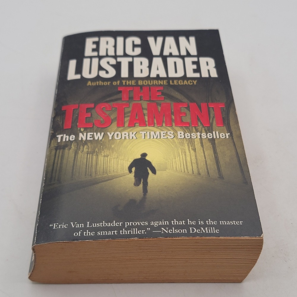 Eric Van Lustbader The Testament Paperback 1st Printing Thriller Good